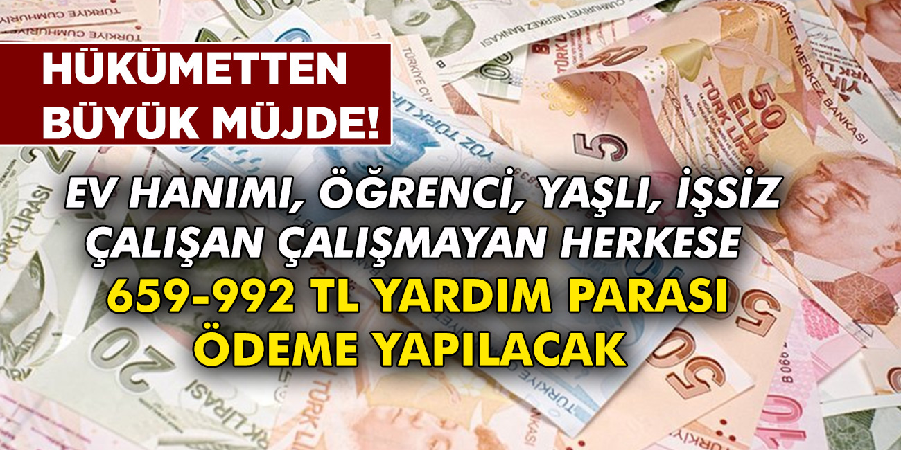 hukumetten buyuk mujde ev kadini yasli ogrenci basvuru yapan herkese para yagacak calisan casmayan herkes ptt den aninda 659 992 tl yardim parasi aliyor